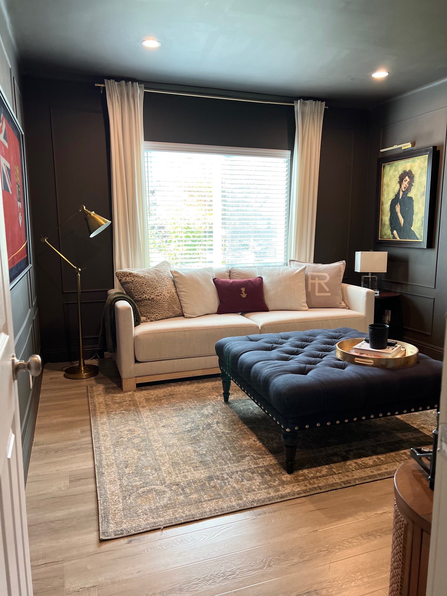 Stepping To the Dark Side: DIY Trim & Bold Color Transformation